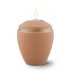 Ceramic Candle Holder Keepsake Urn (Elliptical Design) - SAND